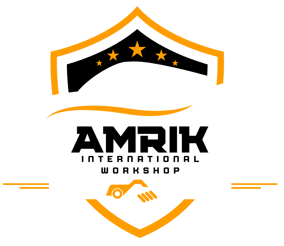 Orange and Black Modern Car Rental Logo